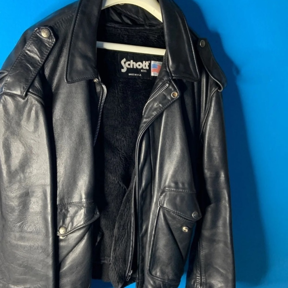 Leather Schott N.y.c